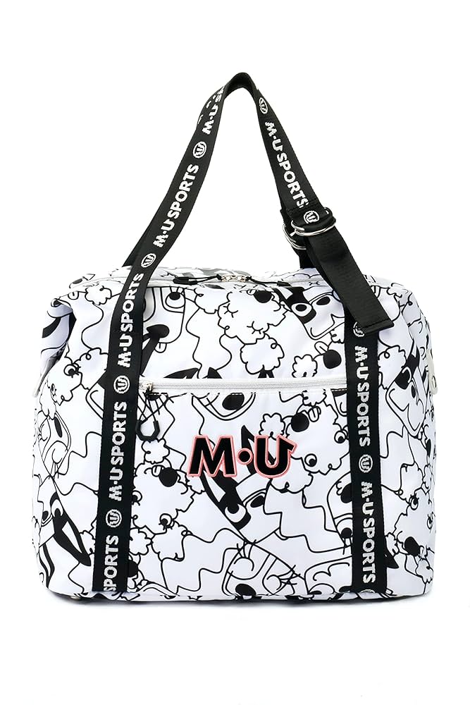 MU Sports バッグ Amazon.co.jp: MU SPORTS 2023SS◇キャラクターパズル柄ボストン